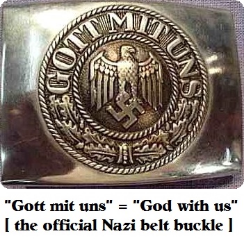 God with Us Belt buckle