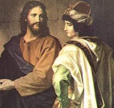 Jesus with rich man